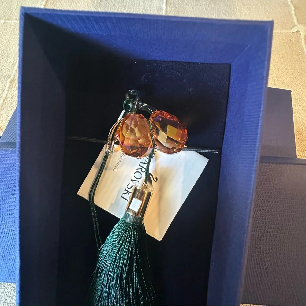 NWT Swarovski | Chinese New Year Prosperity Kumquat Ornament $149 - Picture 3 of 7